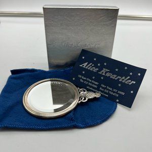Alice Kwartler 19th Century Sterling Silver Purse Mirror